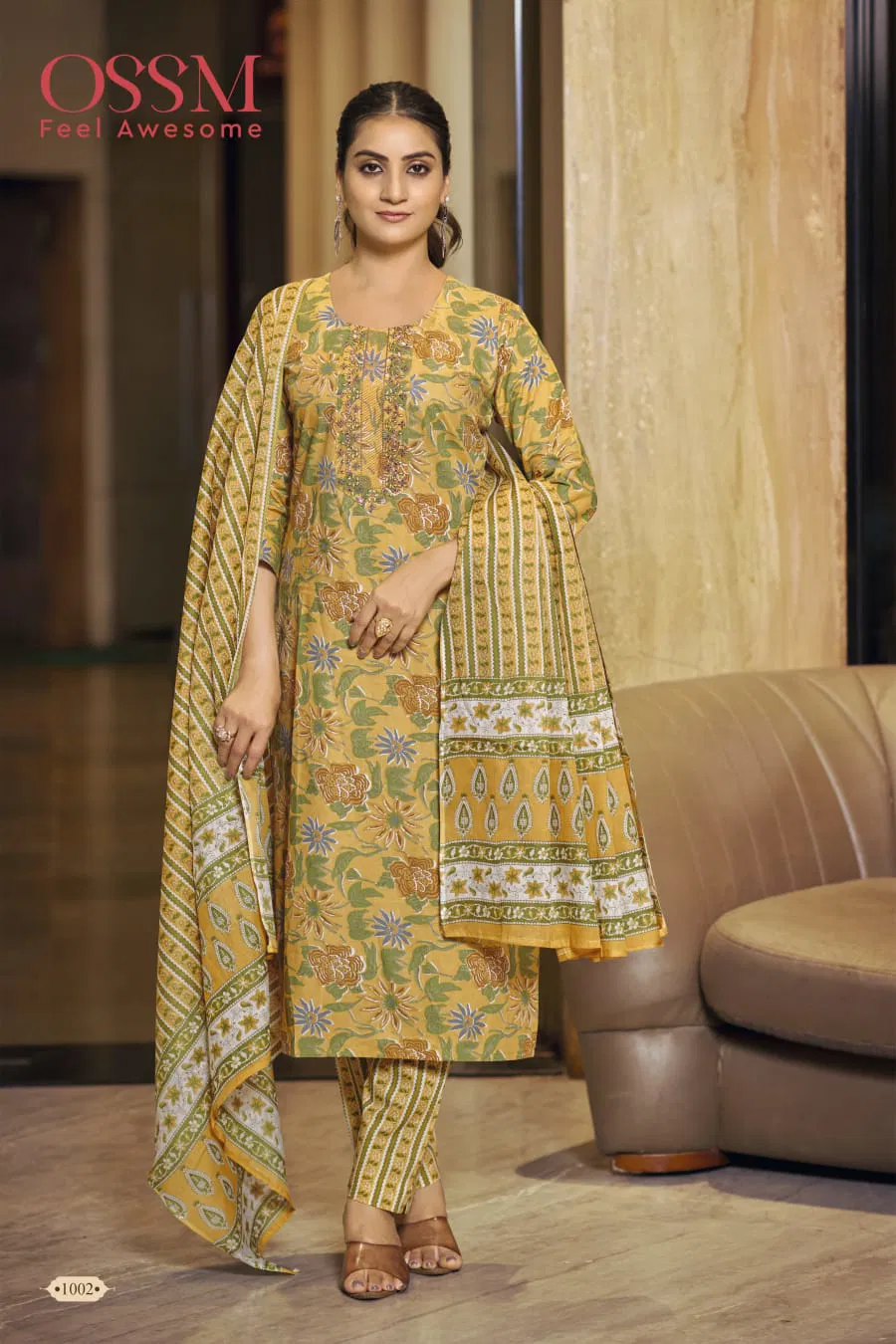 Malhar Vol 4 By Ossm Cotton Printed Kurti With Bottom Dupatta Orders In India